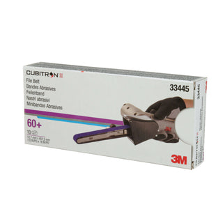 3M Cubitron II File Belt, 33445, 60+, 1/2 in x 18 in (12.7 mm x 457.2mm)