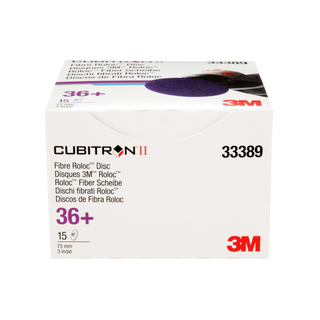 3M Cubitron II Roloc Fibre Disc 786C, 33389, 3 in (75 mm), 36+