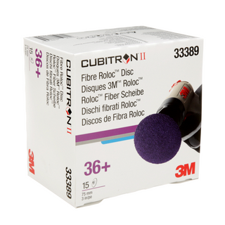 3M Cubitron II Roloc Fibre Disc 786C, 33389, 3 in (75 mm), 36+