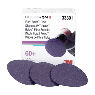 3M Cubitron II Roloc Fibre Disc 786C, 33391, 3 in (75 mm), 60+