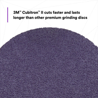 3M Cubitron II Roloc Fibre Disc 786C, 33392, 3 in (75 mm), 80+