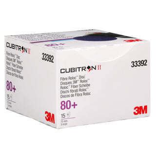 3M Cubitron II Roloc Fibre Disc 786C, 33392, 3 in (75 mm), 80+