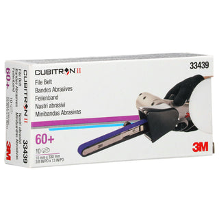 3M Cubitron II File Belt, 33439, 60+, 10 mm x 330 mm (3/8 in x 13 in)