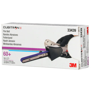 3M Cubitron II File Belt, 33439, 60+, 10 mm x 330 mm (3/8 in x 13 in)