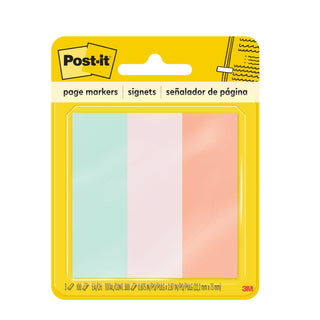 Post-it® Page Markers 5487 7/8 in x 2-7/8 in Neon 100sht/pd