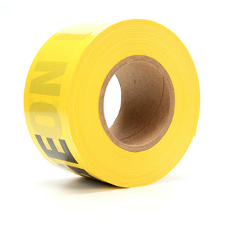 Scotch® Barricade Tape 358, CAUTION HIGH VOLTAGE, 3 in x 1000 ft,Yellow