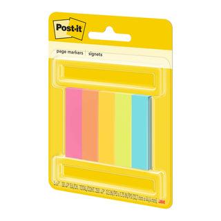 Post-it® Page Markers 670-5AF, 0.5 in x 1.75 in (12,7 mm x 44,4 mm)