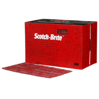 Scotch-Brite Durable Flex Hand Pad, MX-HP, A/O Very Fine, Maroon