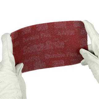 Scotch-Brite Durable Flex Hand Pad, MX-HP, A/O Very Fine, Maroon