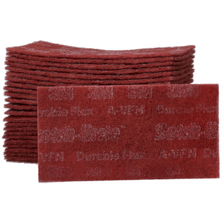 Scotch-Brite Durable Flex Hand Pad, MX-HP, A/O Very Fine, Maroon