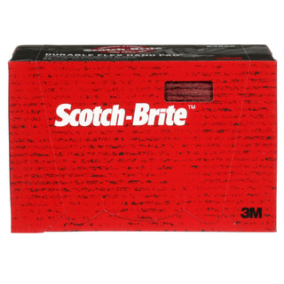 Scotch-Brite Durable Flex Hand Pad, MX-HP, A/O Very Fine, Maroon