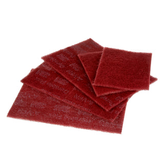 Scotch-Brite Durable Flex Hand Pad, MX-HP, A/O Very Fine, Maroon