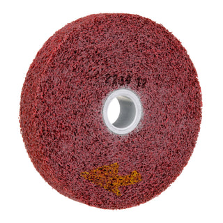 Scotch-Brite Metal Finishing Wheel, MF-WL, 5A Coarse, 6 in x 1 in x 1
in