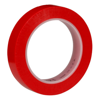 3M Vinyl Tape 471, Red, 3/4 in x 36 yd, 5.2 mil, 48 Roll/Case