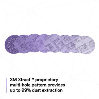 3M Xtract Cubitron II Film Disc 775L, 80+, 6 in, Die 600LG