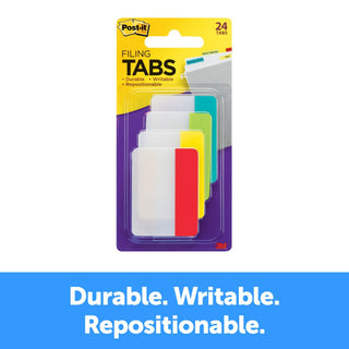 Post-it® Durable Tabs 686-ALYR, 2 in. x 1.5 in. (50,8 mm x 38 mm)