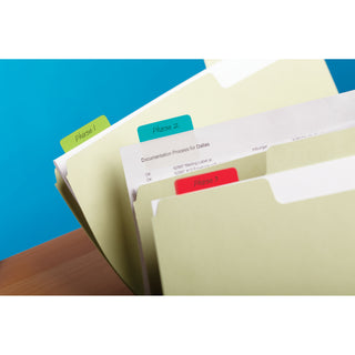 Post-it® Durable Tabs 686-ALYR, 2 in. x 1.5 in. (50,8 mm x 38 mm)