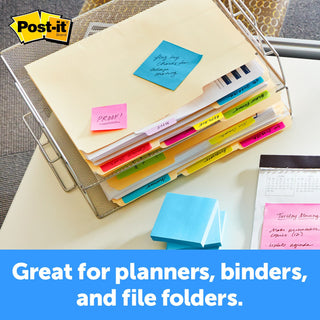 Post-it® Durable Tabs 686-ALYR, 2 in. x 1.5 in. (50,8 mm x 38 mm)