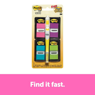 Post-it® Flags 680-PPBGVA, 1 in. x 1.7 in. (25,4 mm x 43