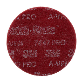 Scotch-Brite 7447 PRO Disc, PO-DC, A/O Very Fine, 6 in x NH