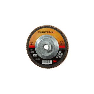 3M Cubitron II Flap Disc 967A, 40+, T27, 5 in x 5/8"-11