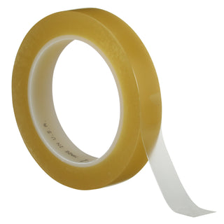 3M Vinyl Tape 471, Transparent, 3/4 in x 36 yd, 5.2 mil, 48 Roll/Case