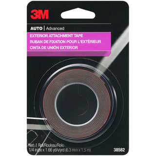 3M Exterior Attachment Tape, 38582, 1/4 in x 5 ft