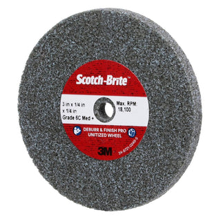 Scotch-Brite Deburr & Finish Pro Unitized Wheel, DP-UW, 6C Medium+