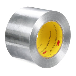 3M Aluminum Foil Tape 425, Silver, 3 in x 60 yd, 4.6 mil