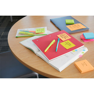 Post-it® Super Sticky Notes 654-6SSAU, 3 in x 3 in (76 mm x 76 mm), 6 pads