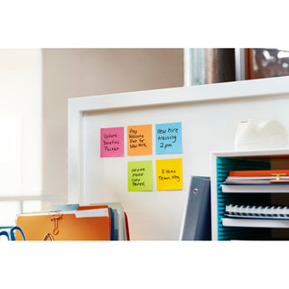 Post-it® Super Sticky Notes 654-6SSAU, 3 in x 3 in (76 mm x 76 mm), 6 pads