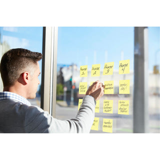 Post-it® Super Sticky Notes 654-24SSCP, 3 in x 3 in (76.2 mm x 76.2 mm)Canary