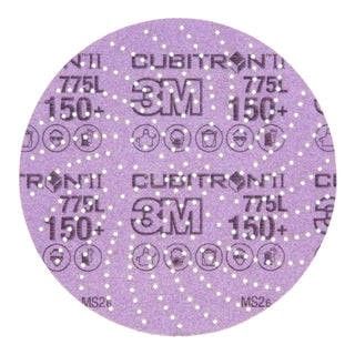 3M Xtract Cubitron II Film Disc 775L, 150+, 6 in, Die 600LG