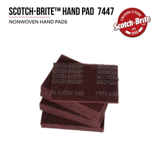 Scotch-Brite General Purpose Hand Pad, 7447, A/O Very Fine, 6 in x 9in,
SPR