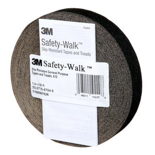 3M Safety-Walk Slip-Resistant General Purpose Tapes & Treads 610,Black