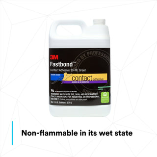 3M Fastbond Contact Adhesive 30NF, Green, 1 Gallon Can