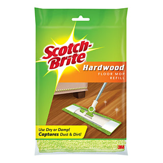 Scotch-Brite Microfiber Hardwood Floor Mop Refill M-005-R, 6/1, 1 pack