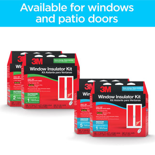 3M Indoor Window Insulator Kit - Oversized Window, 2149W-6, X LargeWindow