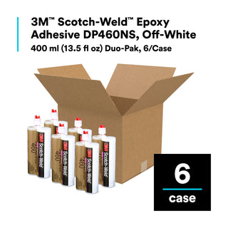 3M Scotch-Weld Epoxy Adhesive DP460NS, Off-White, 400 mL Duo-Pak