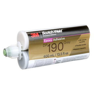 3M Scotch-Weld Epoxy Adhesive DP190, Gray, 400 mL Duo-Pak