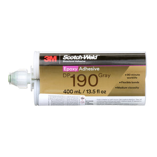 3M Scotch-Weld Epoxy Adhesive DP190, Gray, 400 mL Duo-Pak