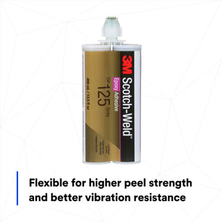 3M Scotch-Weld Epoxy Adhesive DP125, Gray, 400 mL Duo-Pak