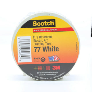 Scotch® Fire-Retardant Electric Arc Proofing Tape 77W, 1-1/2 in x 20 ft