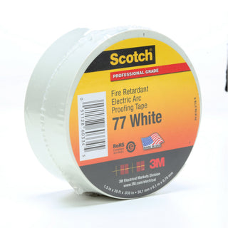 Scotch® Fire-Retardant Electric Arc Proofing Tape 77W, 1-1/2 in x 20 ft