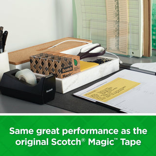 Scotch® Magic Greener Tape with Dispenser 812-10P-C38, 3/4 in x 900 in