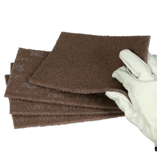 Scotch-Brite Heavy Duty Hand Pad 7440, HP-HP, A/O Medium, Tan, 6 in x 9 in