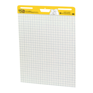 Post-it® Super Sticky Easel Pad 560, 25 in x 30 in sheets, White withGrid