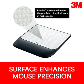 3M Precise Mouse Pad With Gel Wrist Rest MW85B