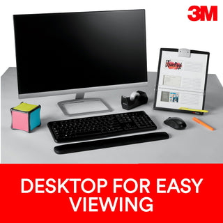 3M Desktop Document Holder DH340MB, 3.375 in x 12.0 in x 1.75 in