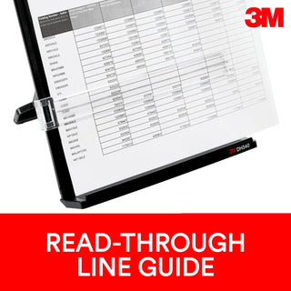 3M Desktop Document Holder DH340MB, 3.375 in x 12.0 in x 1.75 in